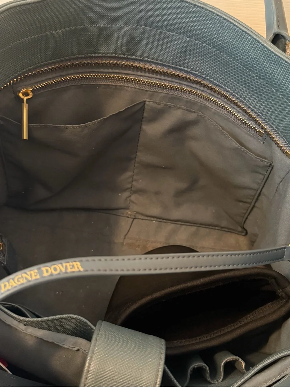 Dagne Dover Classic Women's Tote Bag in Dark Blue